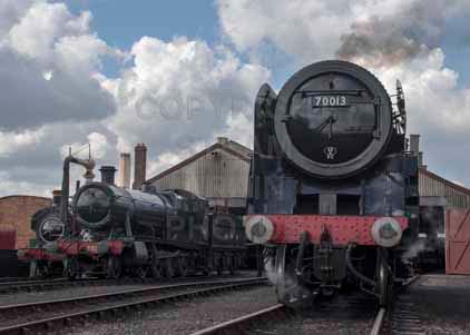 Purchase photo of 70013 OLIVER CROMWELL at Didcot