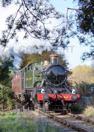 Purchase photo of 4144 2-6-2T at Didcot