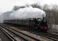 Photograph of Black Five - 44932 Black Five at Fleet on 11/03/12