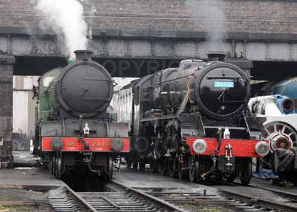 Purchase photo of 62712 MORAYSHIRE &  45305 ALDERMAN A E DRAPER at Great Central Railway