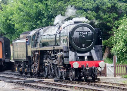 Purchase photo of 70013 OLIVER CROMWELL at Gloucestershire Warwickshire Railway
