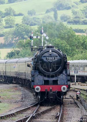 Purchase photo of 70013 OLIVER CROMWELL at Gloucestershire Warwickshire Railway