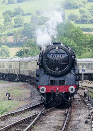 Purchase photo of 70013 OLIVER CROMWELL at Gloucestershire Warwickshire Railway