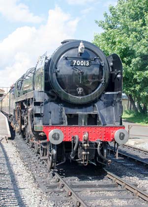 Purchase photo of 70013 OLIVER CROMWELL at Gloucestershire Warwickshire Railway