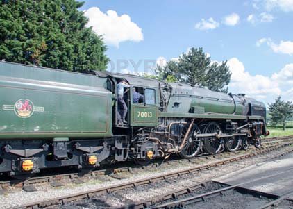 Purchase photo of 70013 OLIVER CROMWELL at Gloucestershire Warwickshire Railway