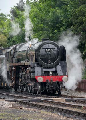 Purchase photo of 70013 OLIVER CROMWELL at Gloucestershire Warwickshire Railway
