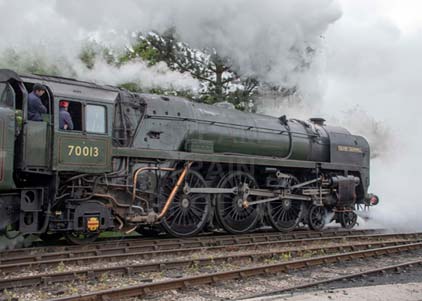 Purchase photo of 70013 OLIVER CROMWELL at Gloucestershire Warwickshire Railway