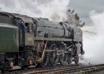 Purchase photo of 70013 OLIVER CROMWELL at Gloucestershire Warwickshire Railway