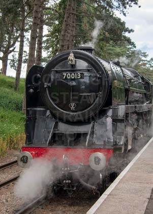 Purchase photo of 70013 OLIVER CROMWELL at Gloucestershire Warwickshire Railway