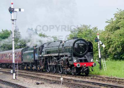 Purchase photo of 70013 OLIVER CROMWELL at Gloucestershire Warwickshire Railway