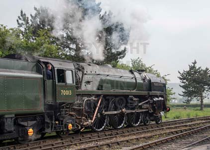 Purchase photo of 70013 OLIVER CROMWELL at Gloucestershire Warwickshire Railway