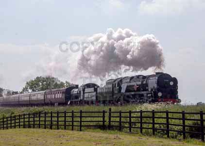 Purchase photo of 35006 PENINSULAR & ORIENTAL S. N. Co. &  2807 2800 at Gloucestershire Warwickshire Railway