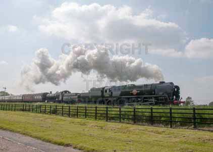 Purchase photo of 35006 PENINSULAR & ORIENTAL S. N. Co. &  2807 2800 at Gloucestershire Warwickshire Railway