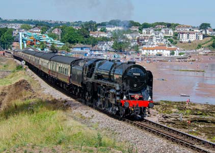 Purchase photo of 70000 BRITANNIA at Goodrington