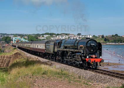 Purchase photo of 70000 BRITANNIA at Goodrington