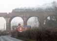Photograph of TANGMERE - 34067 TANGMERE at Hurstbourne Viaduct on 16/12/14