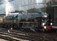 Photograph of CLAN LINE - 35028 CLAN LINE at London - Victoria on 21/01/11
