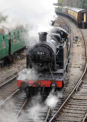 Purchase photo of 5224 Heavy Freight Tank Engine at Mid Hants Railway