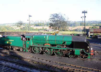Purchase photo of 850 LORD NELSON at Mid Hants Railway