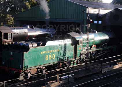 Purchase photo of 850 LORD NELSON at Mid Hants Railway
