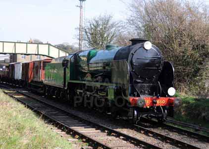 Purchase photo of 850 LORD NELSON at Mid Hants Railway