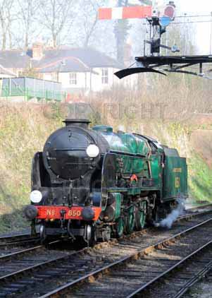 Purchase photo of 850 LORD NELSON at Mid Hants Railway