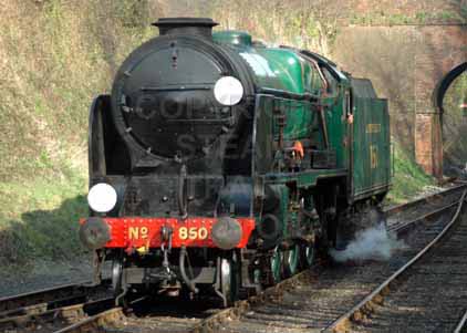 Purchase photo of 850 LORD NELSON at Mid Hants Railway
