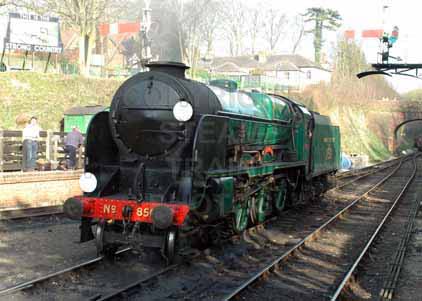 Purchase photo of 850 LORD NELSON at Mid Hants Railway