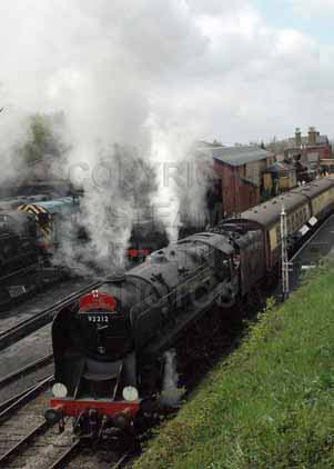 Purchase photo of 92212 9F at Mid Hants Railway