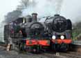 Photograph of 9F - 9017 EARL OF BERKELEY &  92212 9F at Mid Hants Railway on 27/03/11