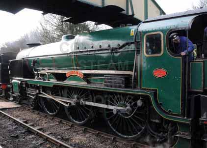 Purchase photo of 850 LORD NELSON at Mid Hants Railway