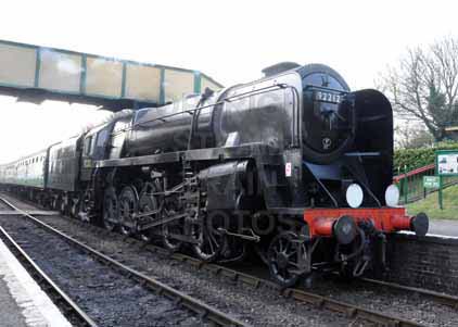 Purchase photo of 92212 9F at Mid Hants Railway