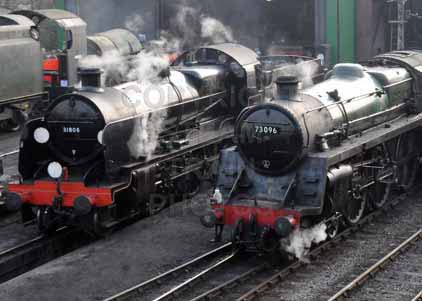 Purchase photo of 31806 U &  73096 5MT at Mid Hants Railway