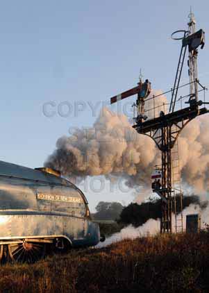 Purchase photo of Early Morning Steam at Mid Hants Railway