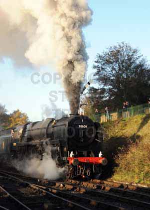 Purchase photo of 70000 BRITANNIA at Mid Hants Railway