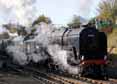 Photograph of BRITANNIA - 70000 BRITANNIA at Mid Hants Railway on 28/10/11