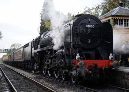 Purchase photo of 70000 BRITANNIA at Mid Hants Railway