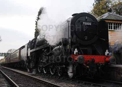 Purchase photo of 70000 BRITANNIA at Mid Hants Railway