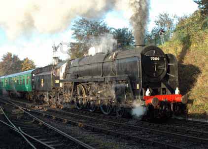 Purchase photo of 70000 BRITANNIA at Mid Hants Railway
