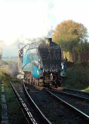 Purchase photo of 4492 DOMINION OF NEW ZEALAND (BITTERN) at Mid Hants Railway