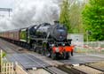 Photograph of Black Five - 44871 Black Five at Midgham on 27/04/24