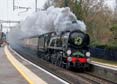 Photograph of BRAUNTON - 34046 BRAUNTON at Midgham on 01/12/23