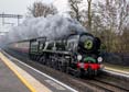 Photograph of BRAUNTON - 34046 BRAUNTON at Midgham on 01/12/23