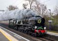 Photograph of BRAUNTON - 34046 BRAUNTON at Midgham on 01/12/23