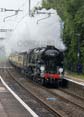 Photograph of CLAN LINE - 35028 CLAN LINE at Midgham on 26/05/18