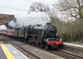 Photograph of Black Five - 45212 Black Five at Mortimer on 22/03/18