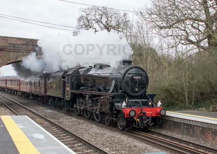 Purchase photo of 45212 Black Five at Mortimer