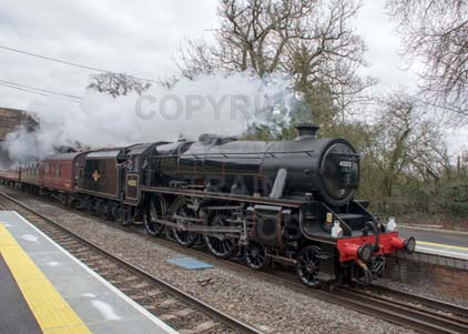 Purchase photo of 45212 Black Five at Mortimer
