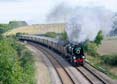 Photograph of BRAUNTON - 34046 BRAUNTON at Mortimer on 18/09/22