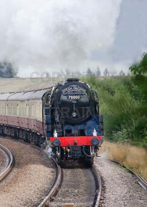 Purchase photo of 70000 BRITANNIA at Mortimer